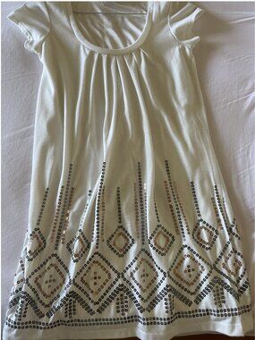 Dynamite XS Cream Party Dress